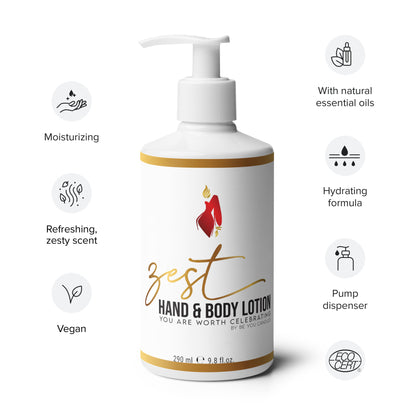Be You Candles | Zest Hand & Body Lotion