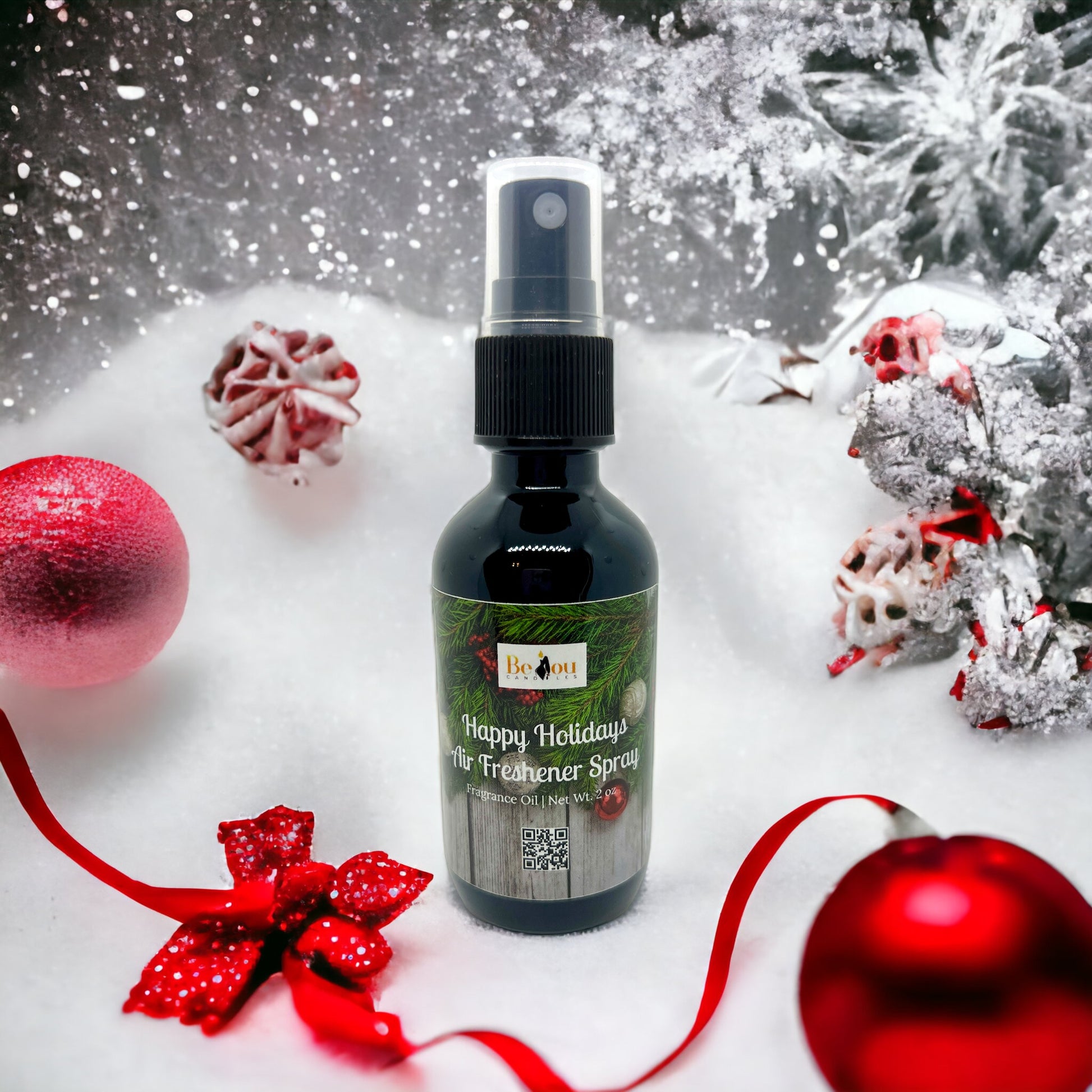 Be You Candles | Happy Holidays Air Freshener Spray