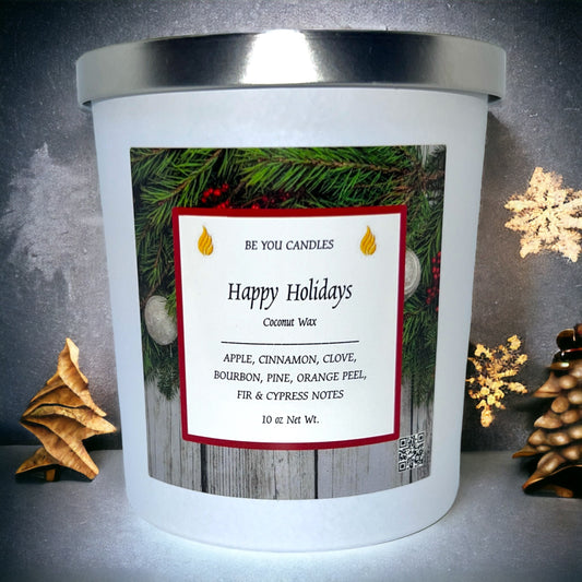 Be You Candles | Happy Holidays Candle