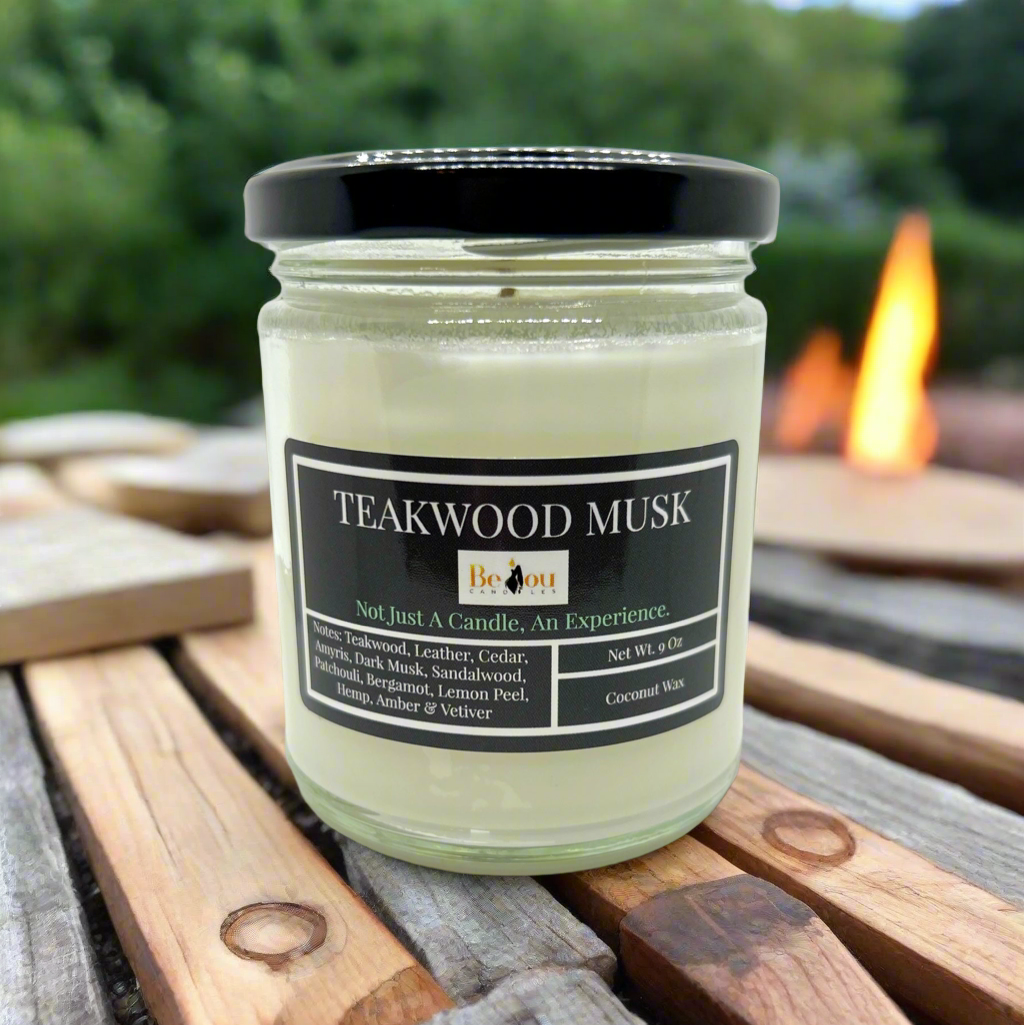 Be You Candles | Teakwood Musk Candle