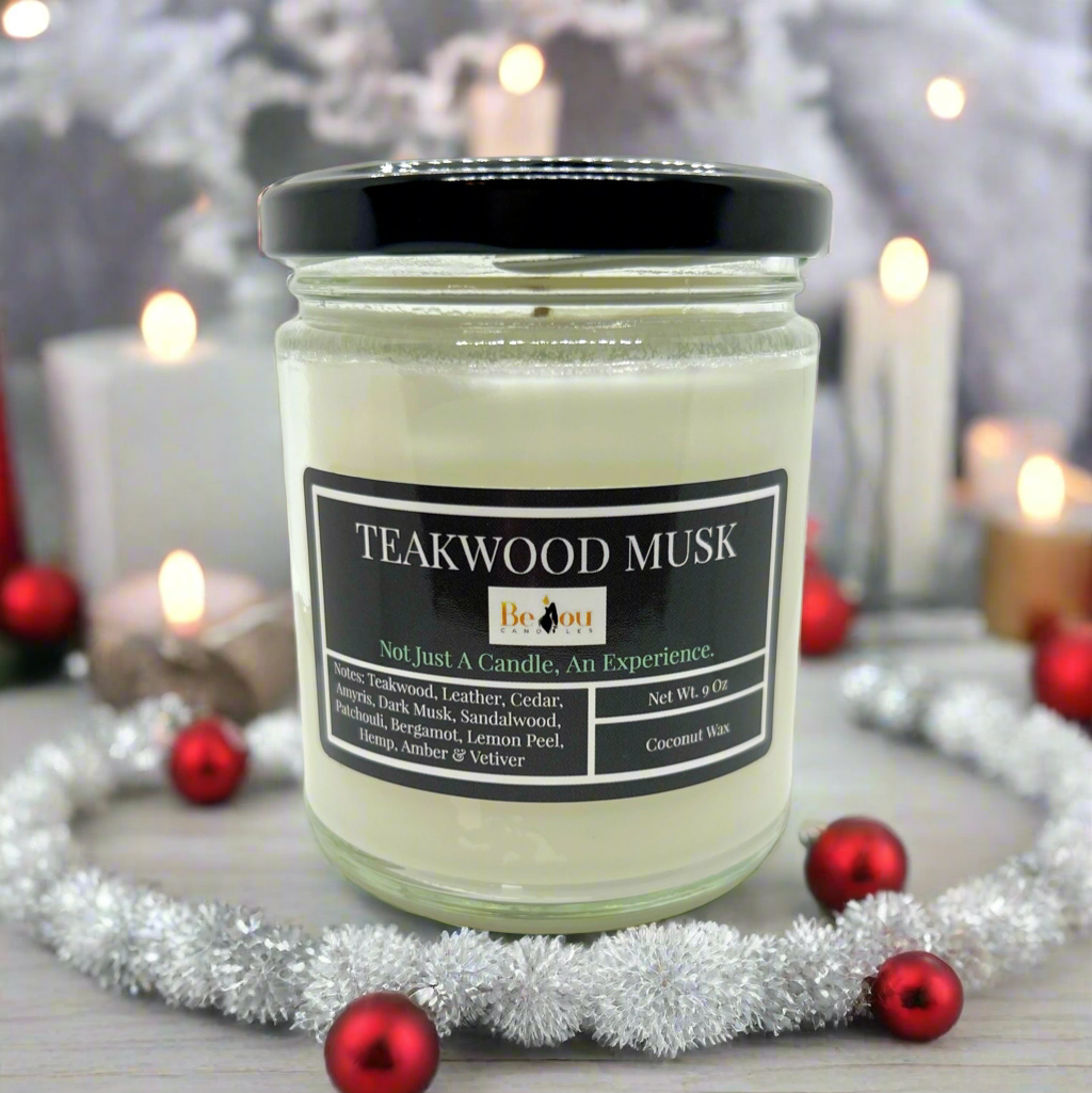 Be You Candles | Teakwood Musk Candle