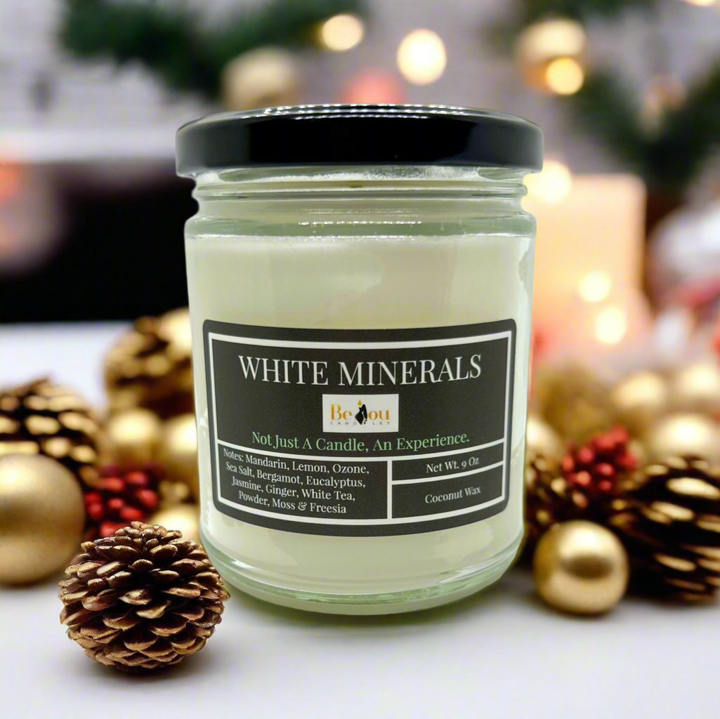 Be You Candles | White Minerals Candle