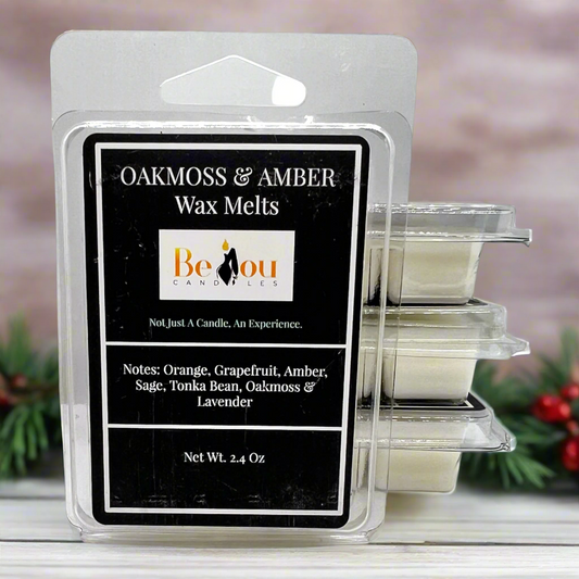 Be You Candles | Oakmoss & Amber Wax Melts